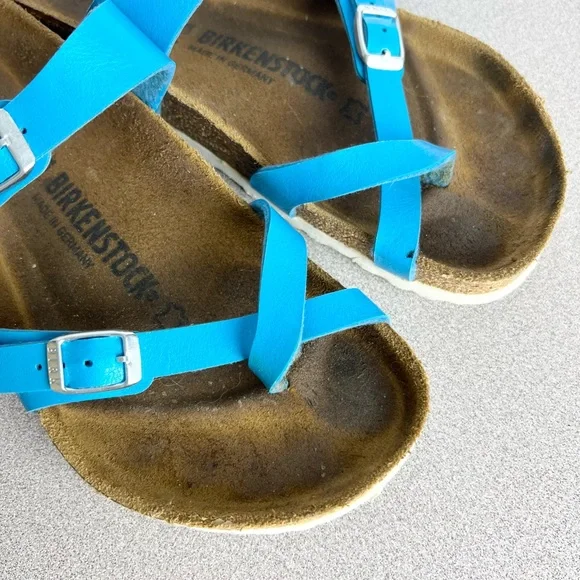 Birkenstock Mayari Graceful Ocean Regular Fit size 38 blue sandals Birks - Picture 4 of 7